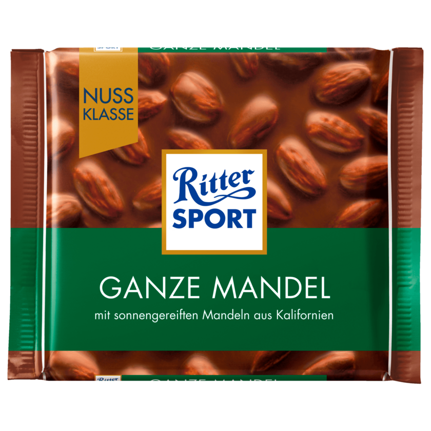 Ritter Sport Schokolade Ganze Mandel 100g